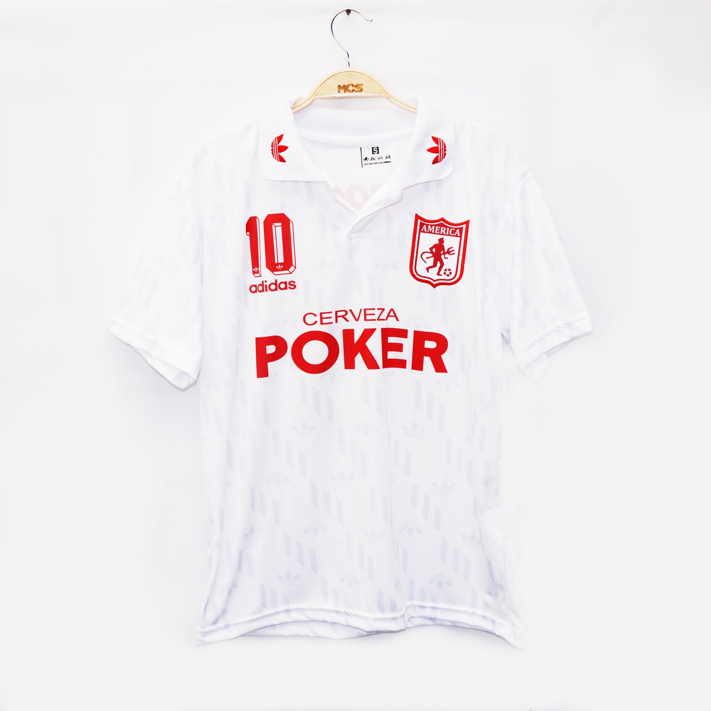 Camiseta America de Cali Adidas Blanca 1995