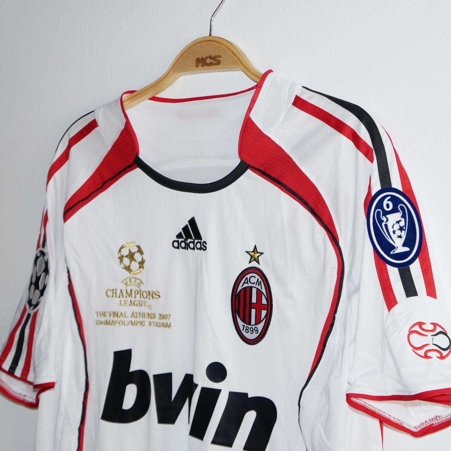 Camiseta 2006-07 Retro AC Milan Champions League