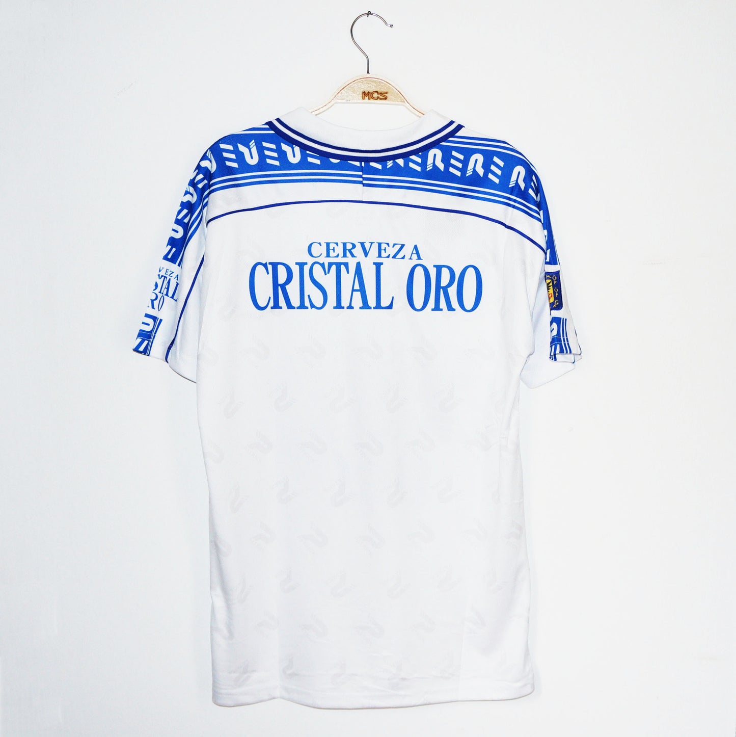 Camiseta Millonarios Cristal Oro Blanca