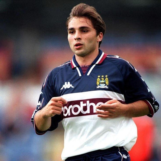 Camiseta Manchester city  visitante 1997/1998