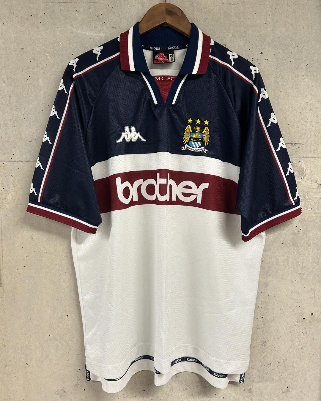 Camiseta Manchester city  visitante 1997/1998