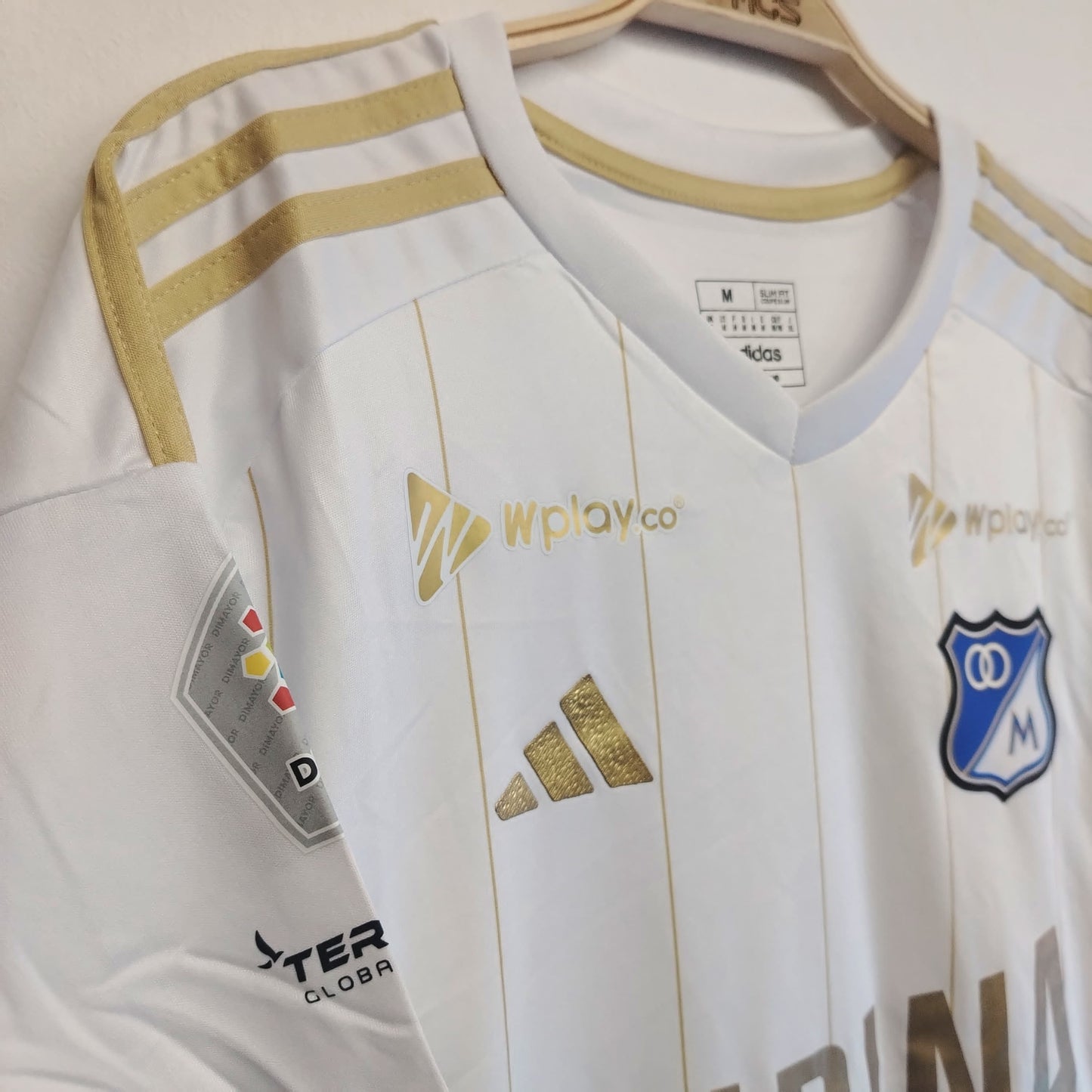 Camiseta Millonarios 2024 Visitante Blanca