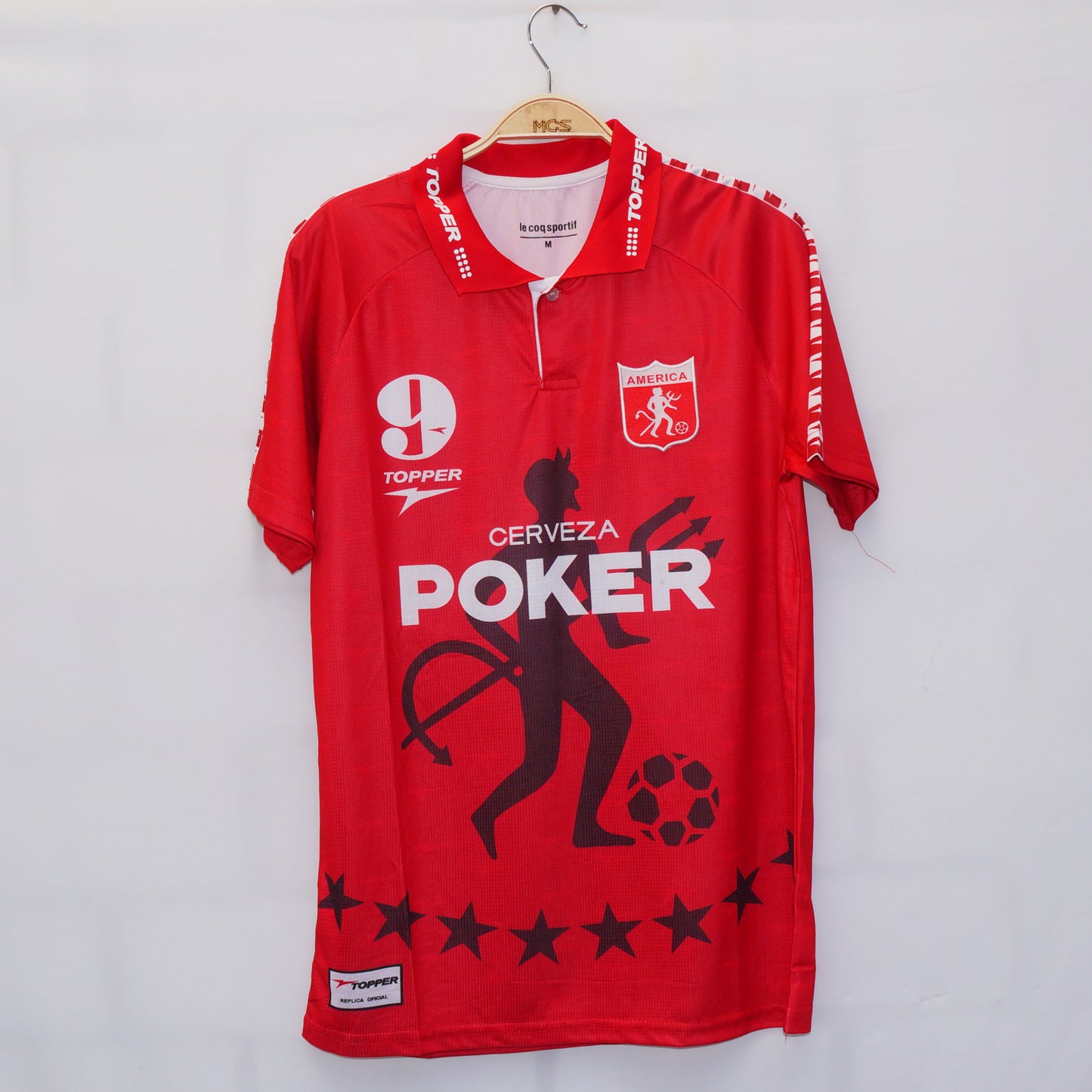 Camiseta America de Cali 1997 Topper Numero 9