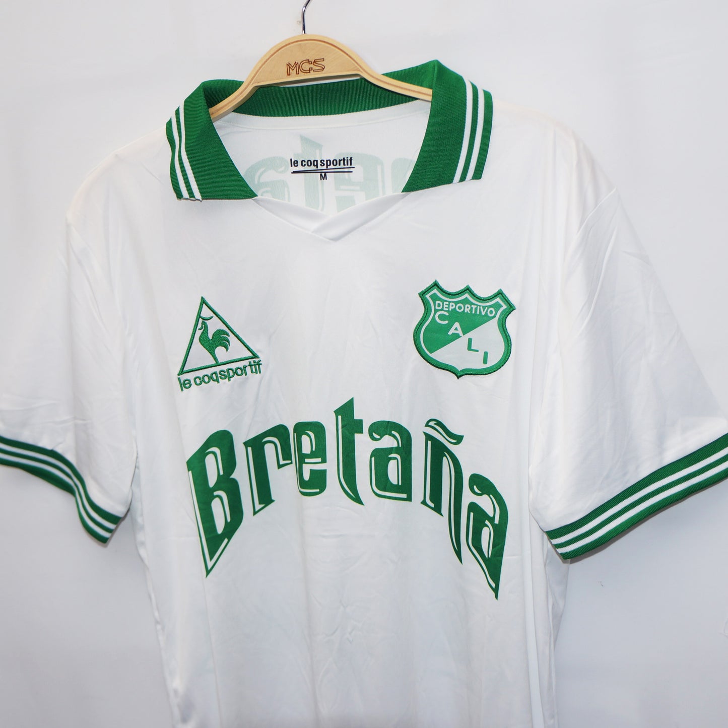 Camiseta Deportivo Cali 1987 Le coq  Visitante Vintage
