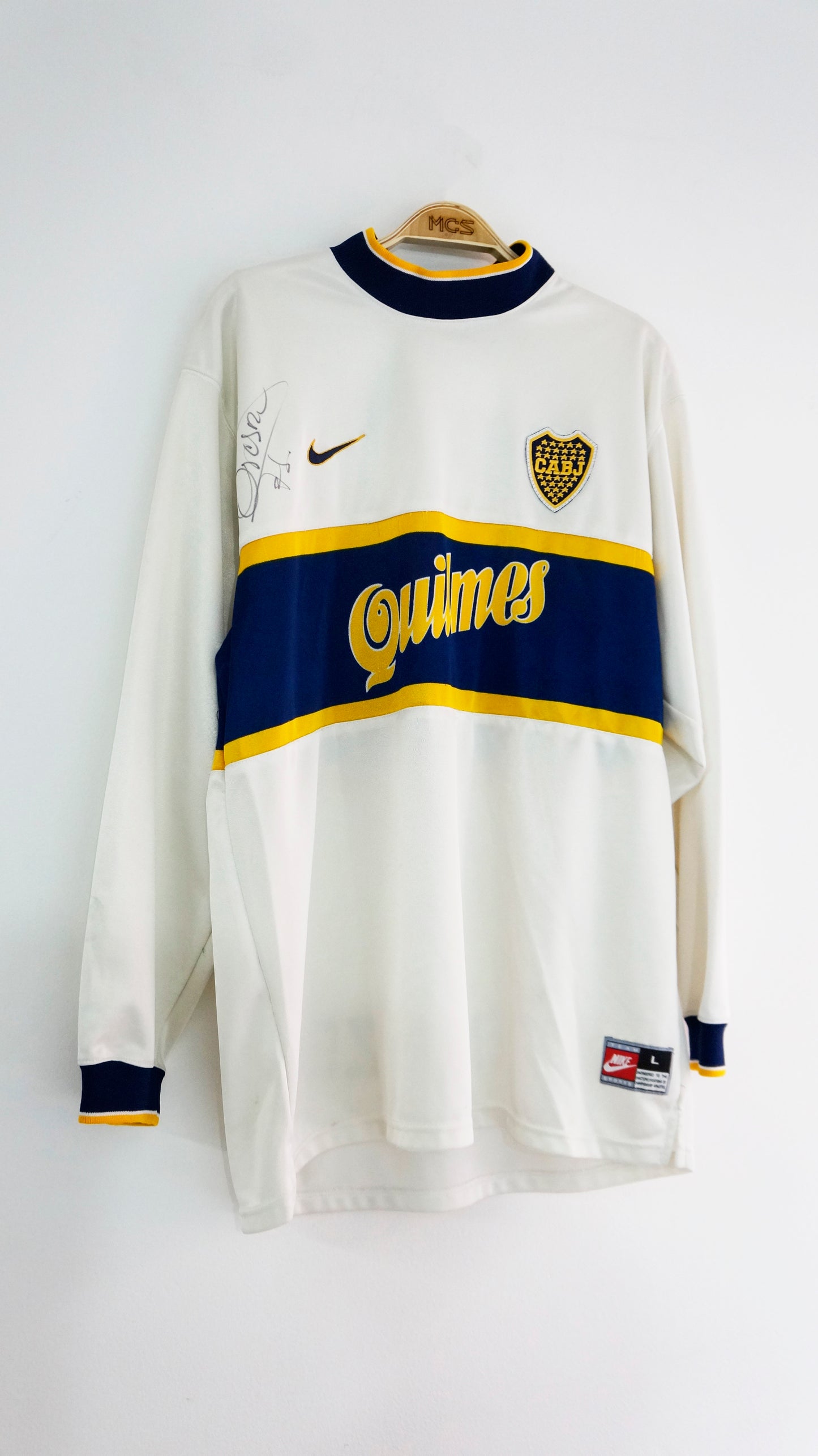 Camiseta Boca Juniors Oscar Cordoba Campeón de libertadores ORIGINAL