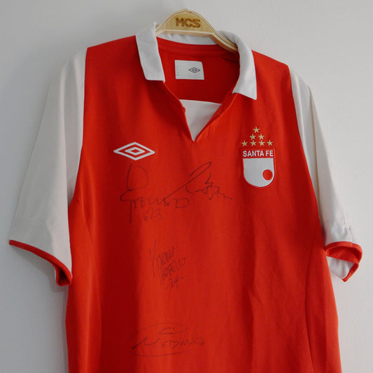 camiseta de futbol firmada