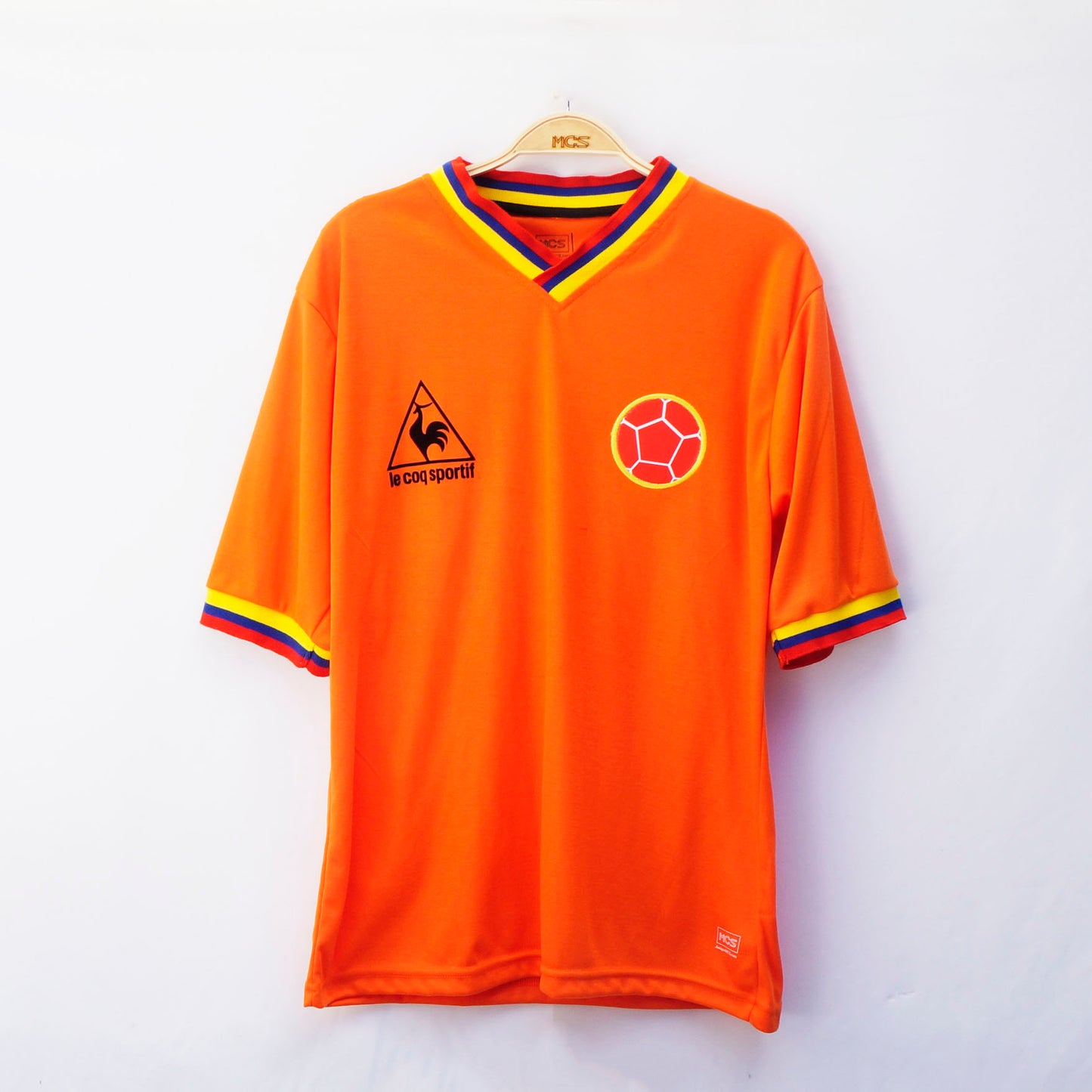 Camiseta Colombia 1980 Naranja Zapote