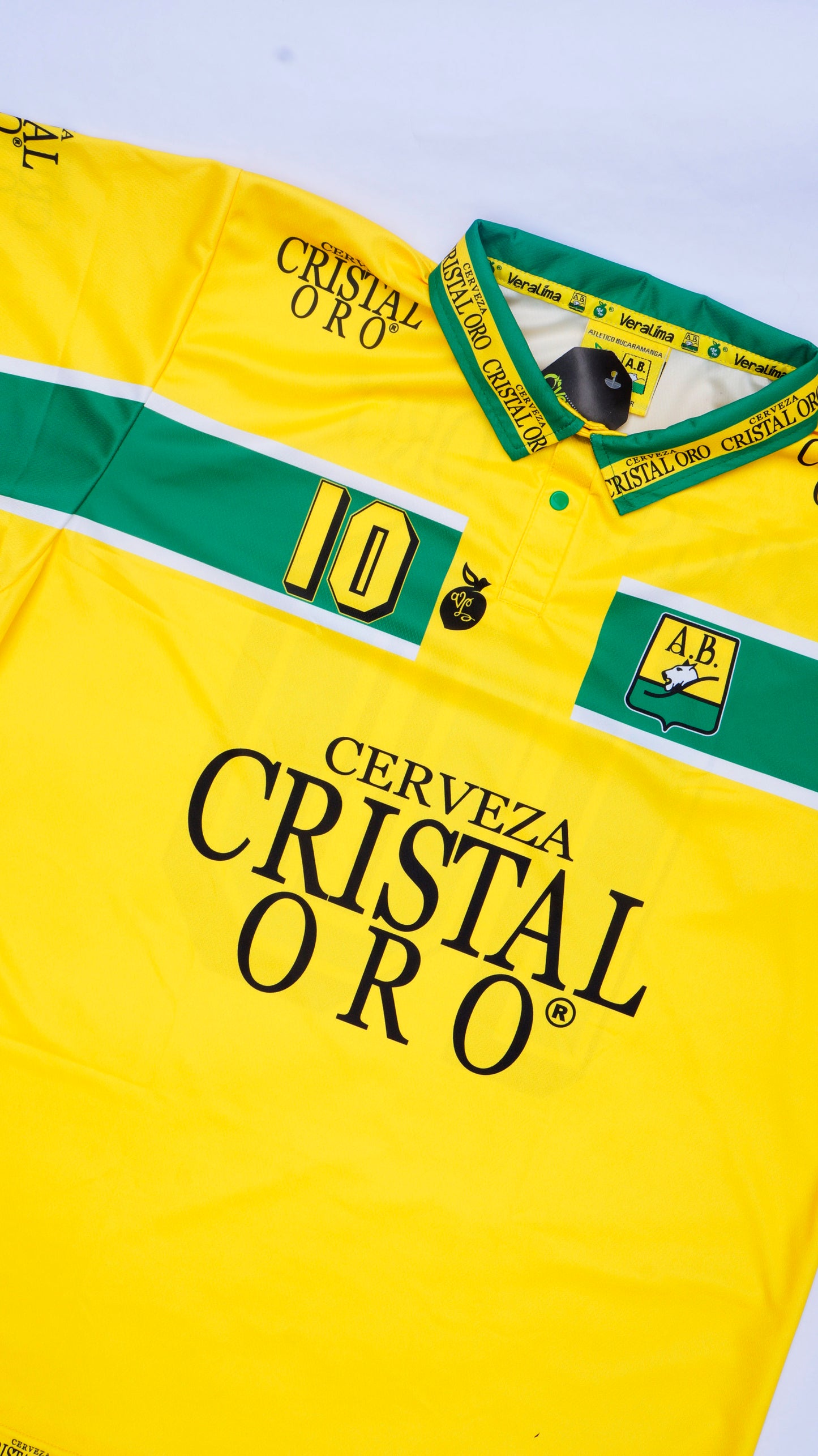 Camiseta Bucaramanga 1999 Cristal ORO