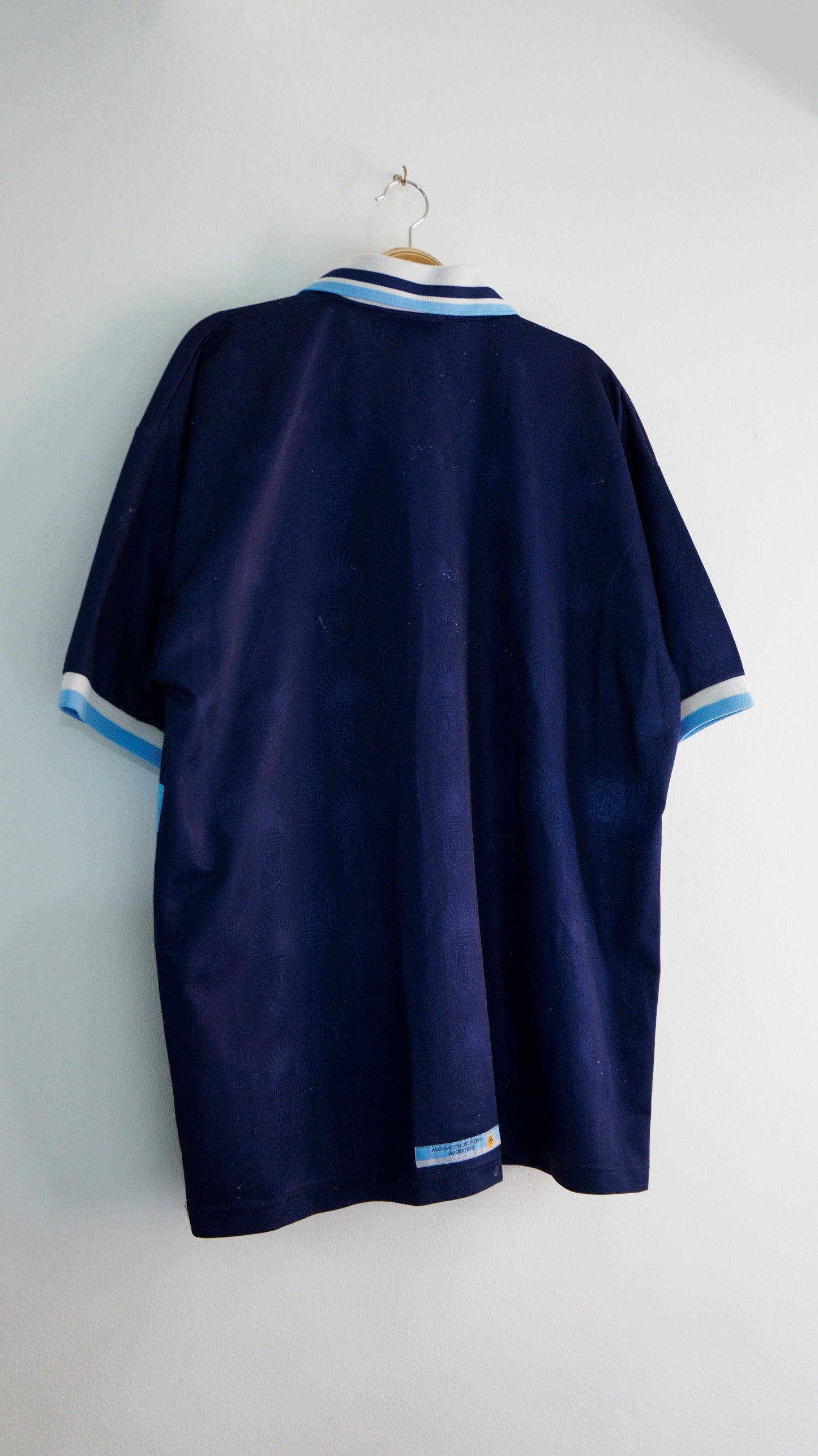 Camiseta Argentina 1999 Azul ORIGINAL USADO