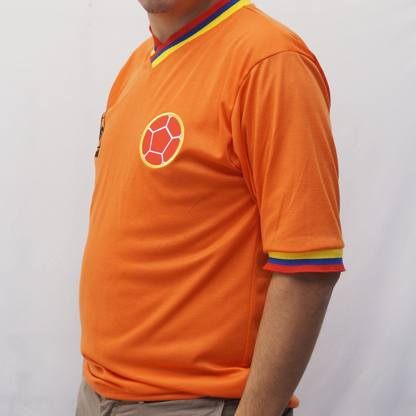 Camiseta Colombia 1980 Naranja Zapote