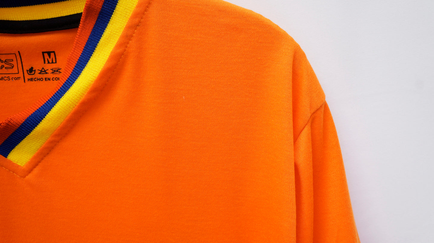 Camiseta Colombia 1980 Naranja Zapote