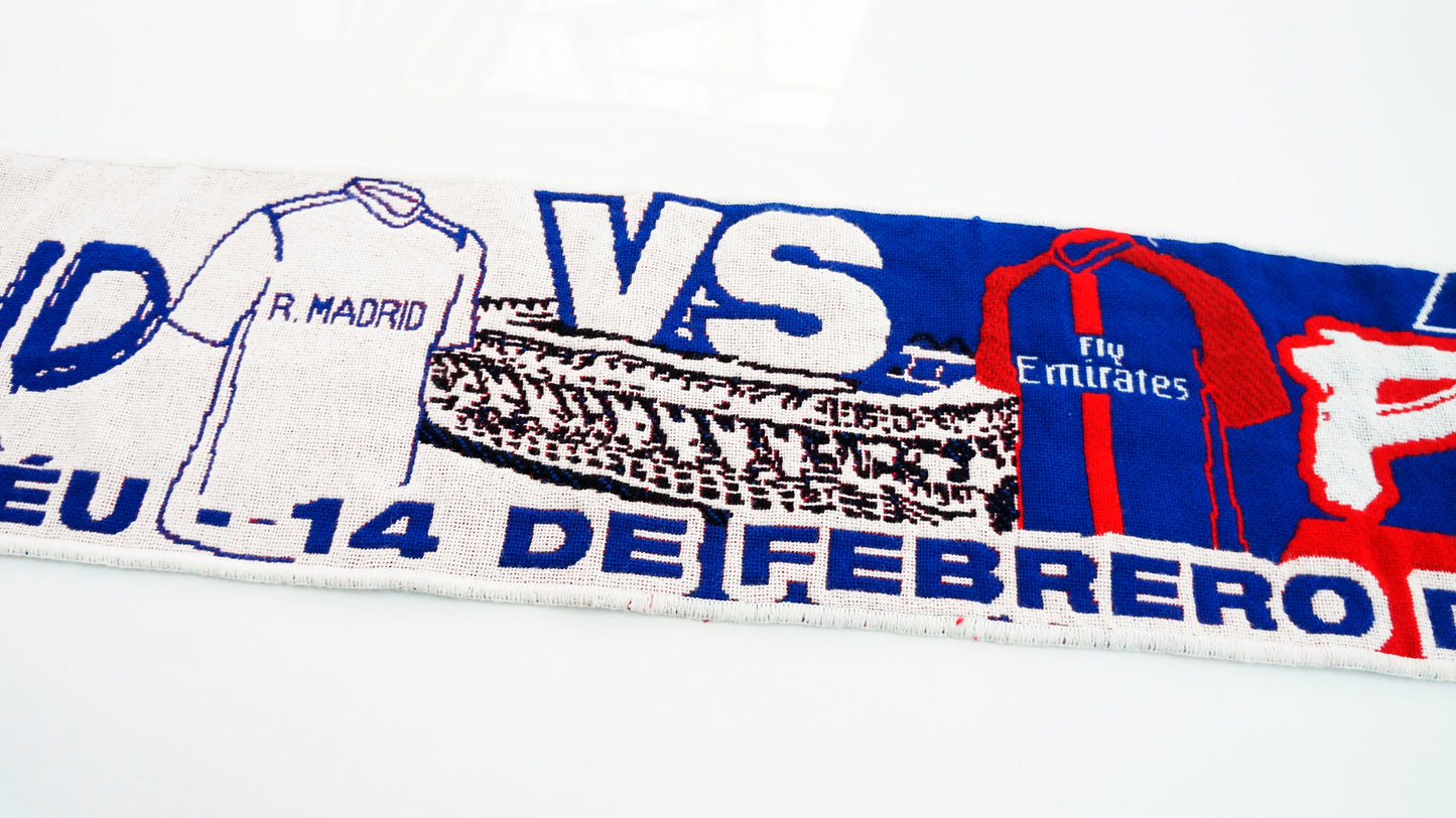 Bufanda Real Madrid vs Paris Usada ORIGINAL