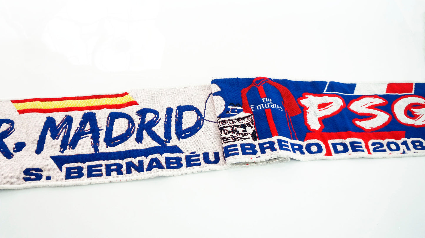 Bufanda Real Madrid vs Paris Usada ORIGINAL