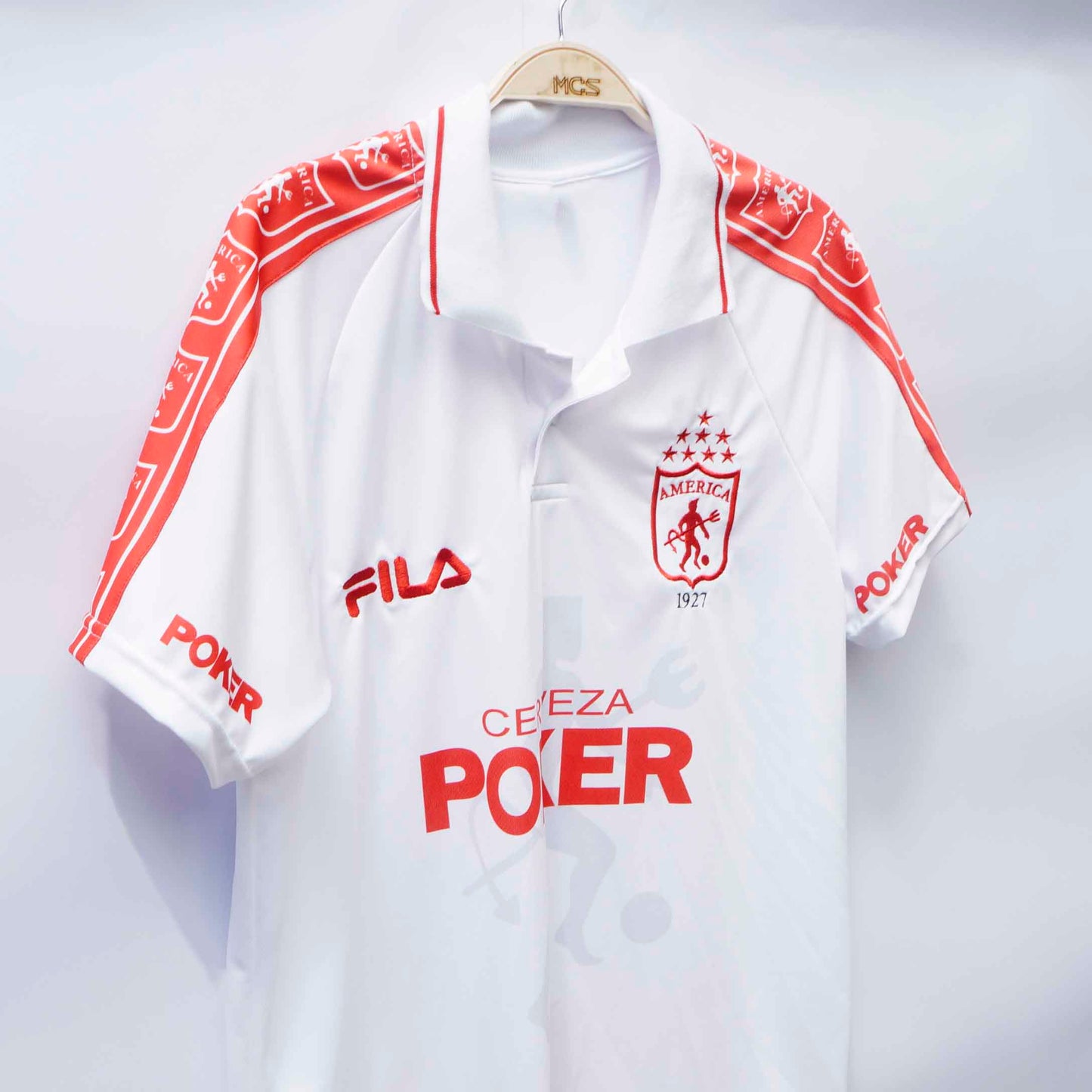 America de Cali Fila White 1999 Jersey
