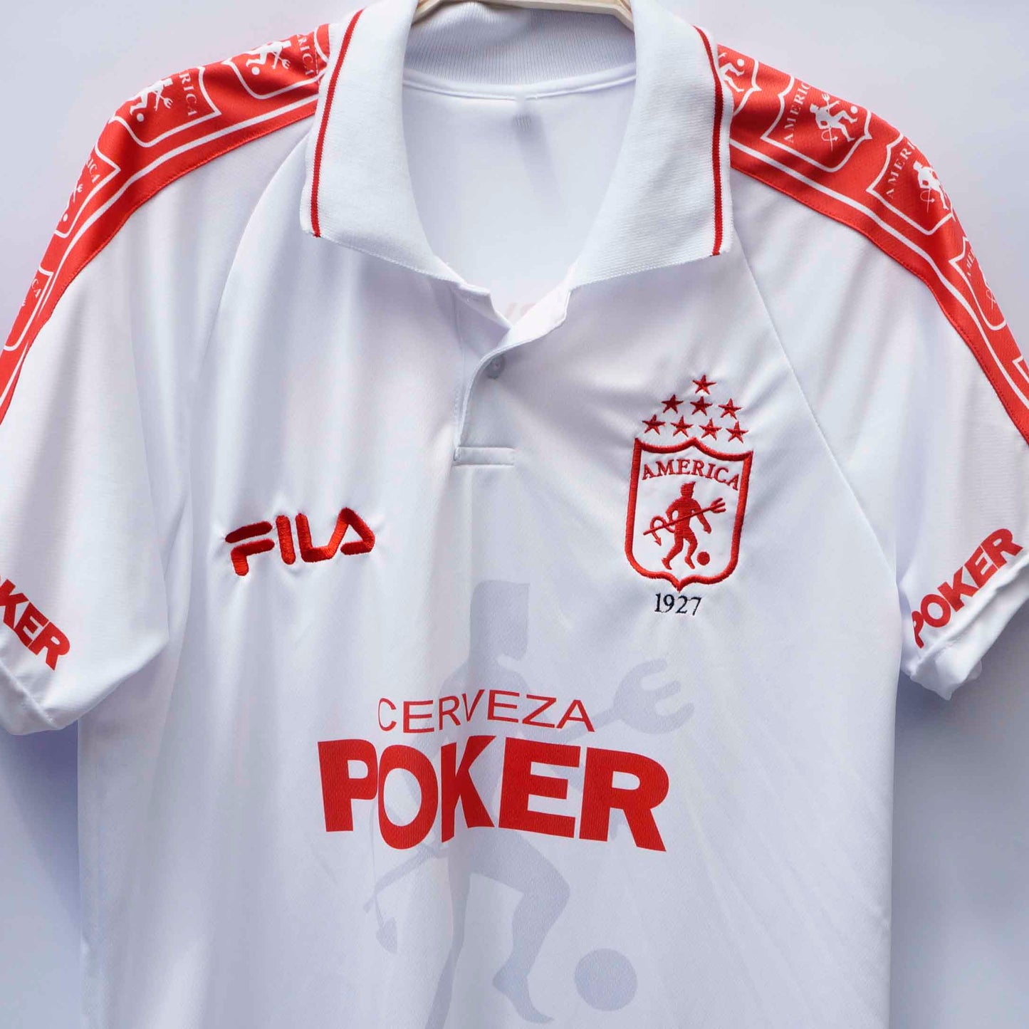 America de Cali Fila White 1999 Jersey