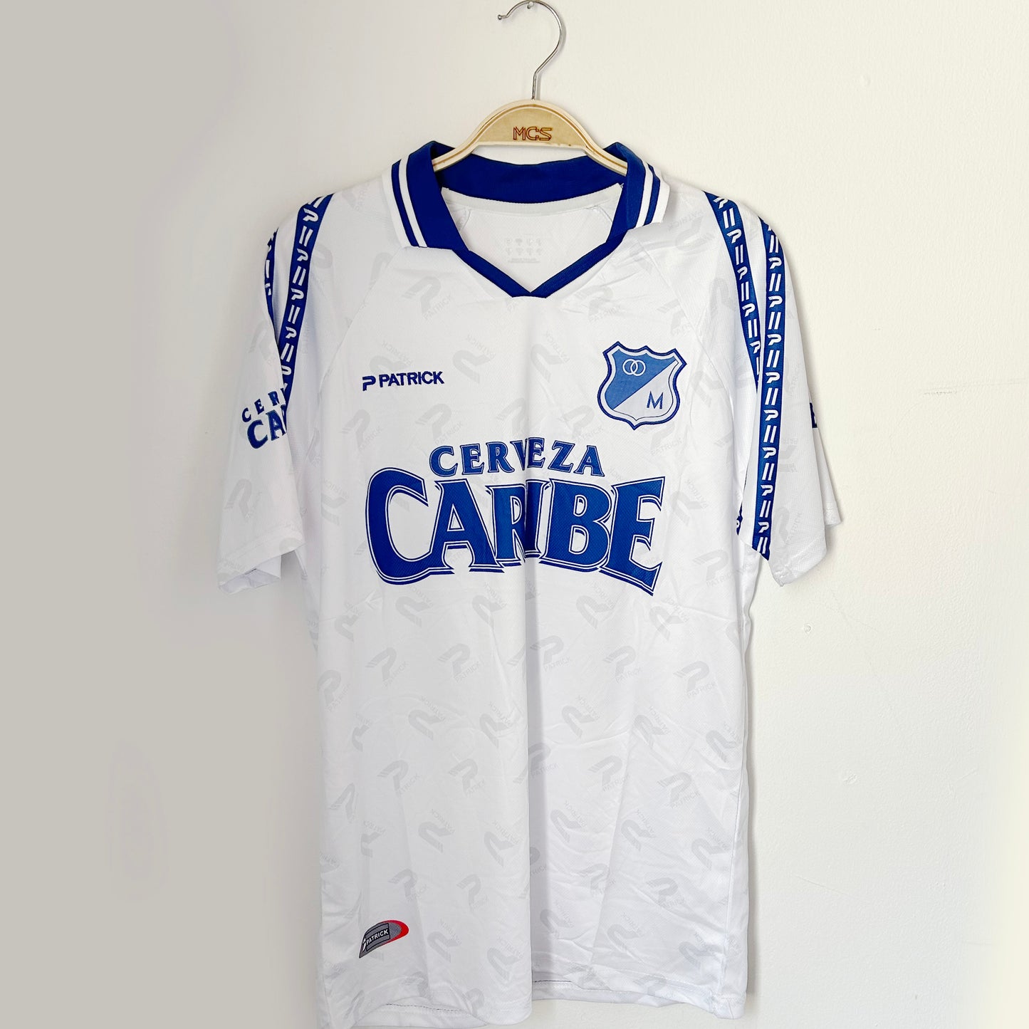 Camiseta Millonarios Cerveza Caribe Blanca