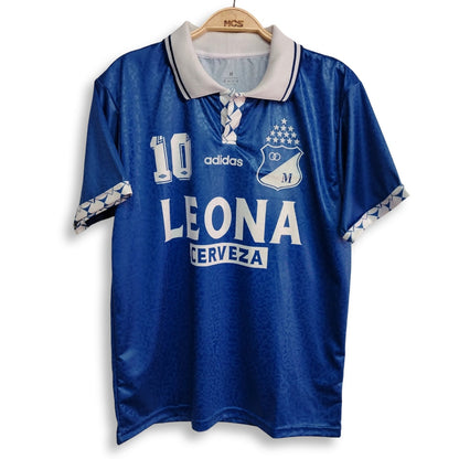 Camiseta Millonarios Leona 1996 Edición Madrid