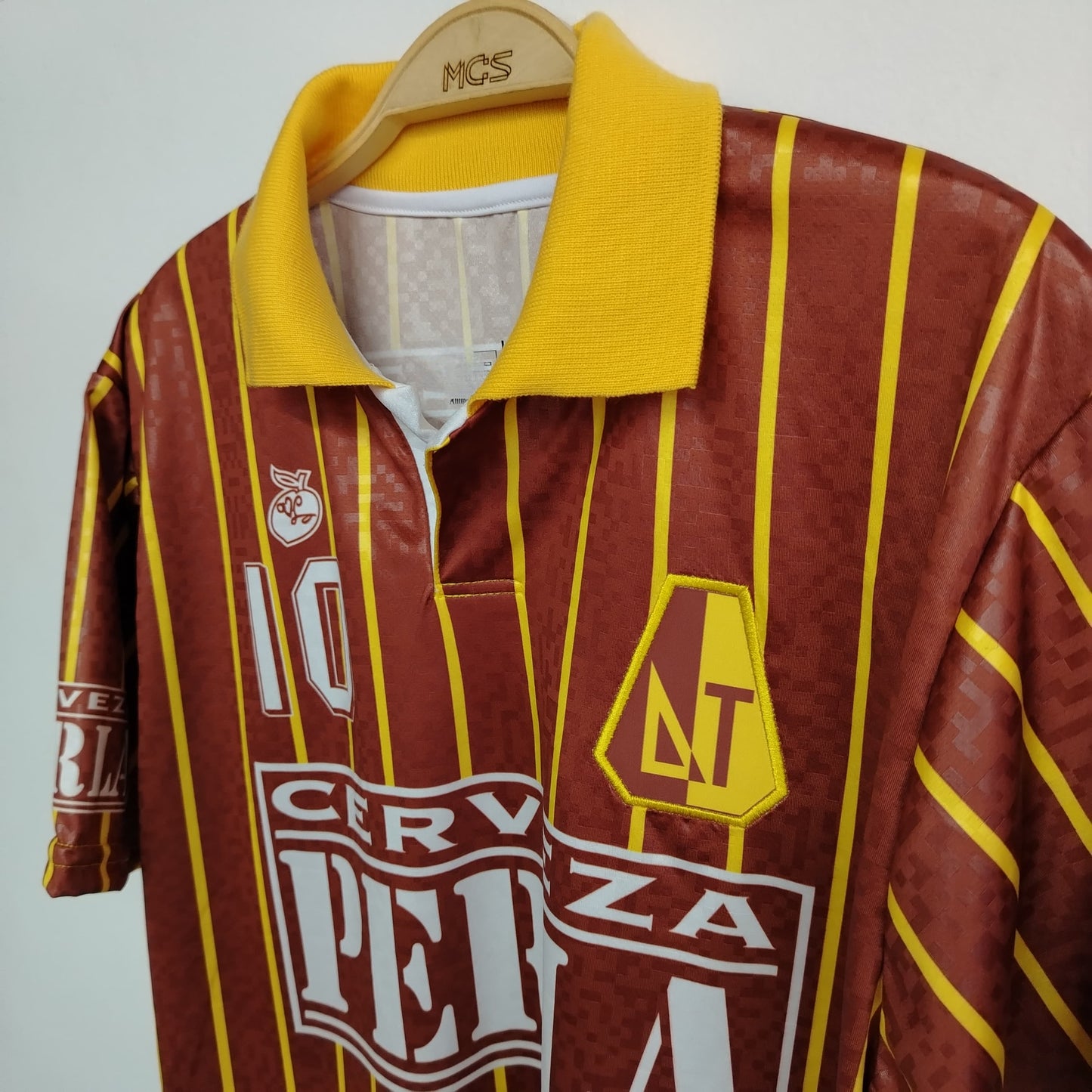 Camiseta Tolima 1998 Elson Becerra Cerveza Perla