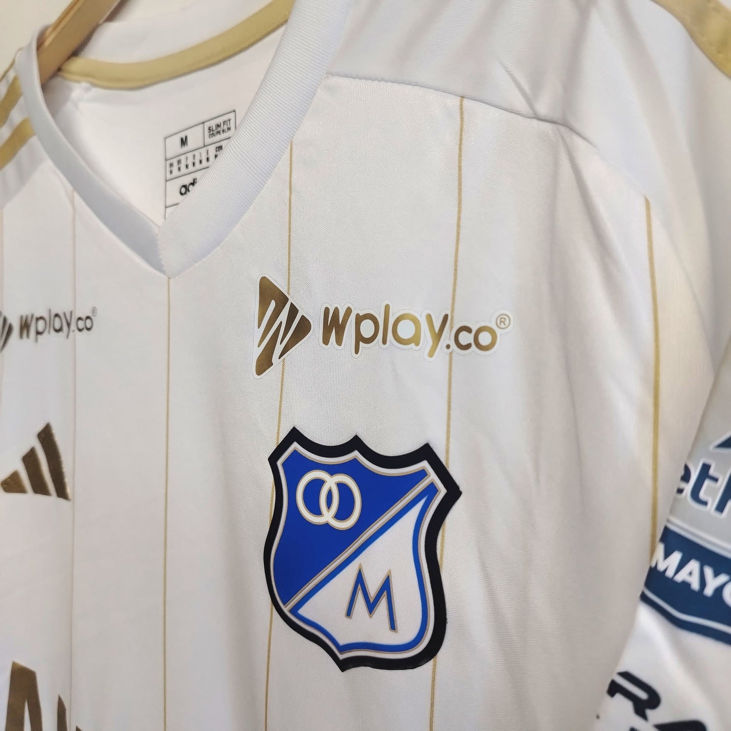 Camiseta Millonarios  2024  Visitante Blanca