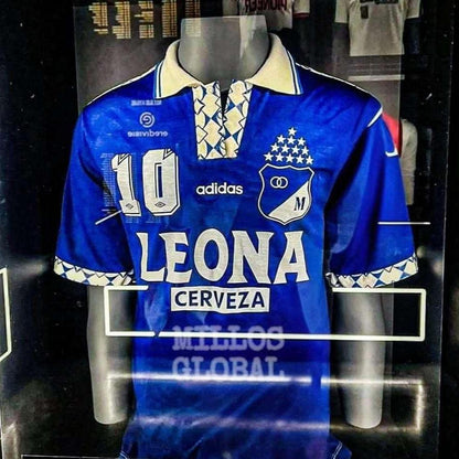 Camiseta Millonarios Leona 1996 Edición Madrid