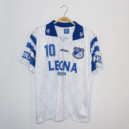 Camiseta Millonarios Leona 1996 BLANCA Adidas