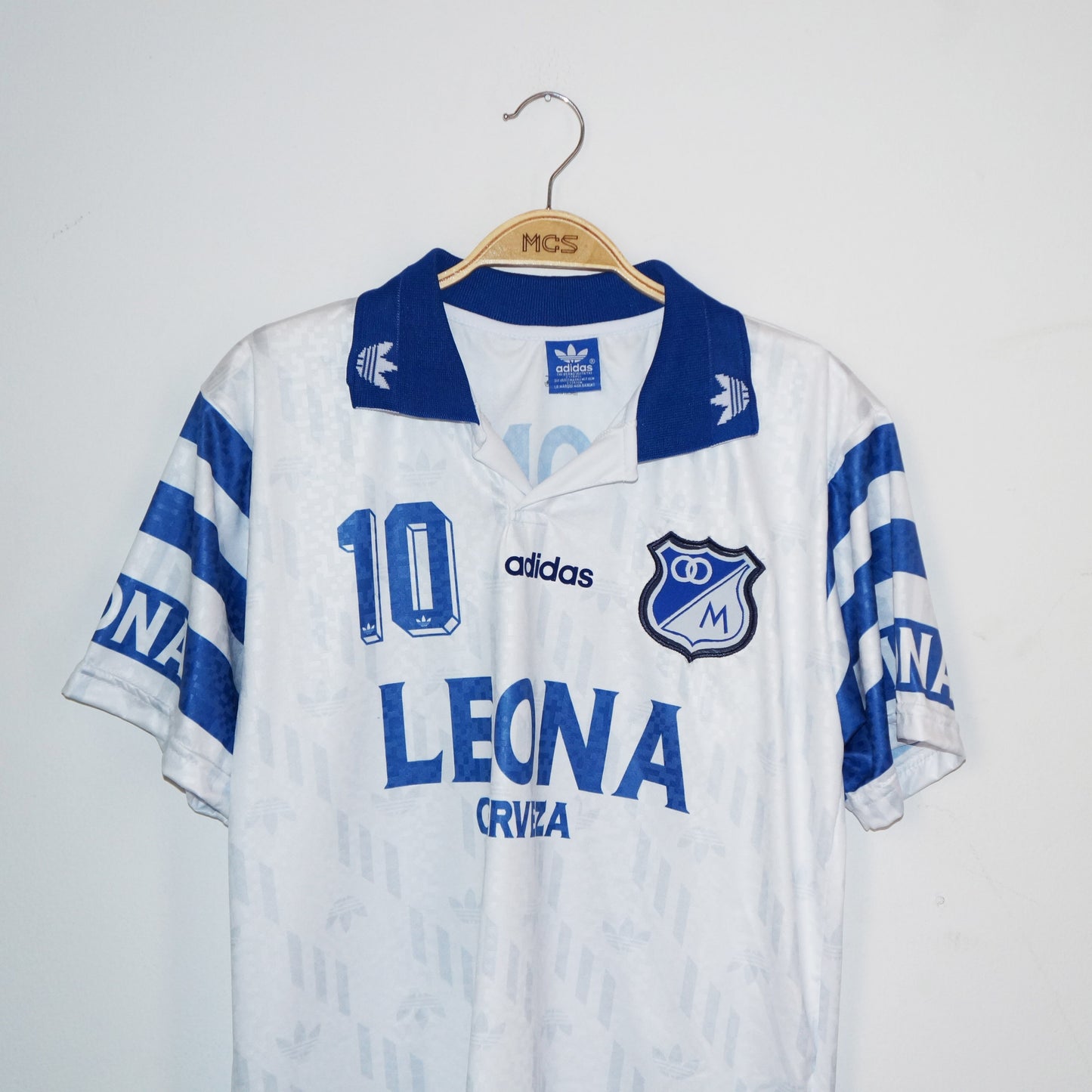 Camiseta Millonarios Leona 1996 BLANCA Adidas