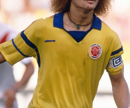 Camiseta Colombia 1988 Amarilla