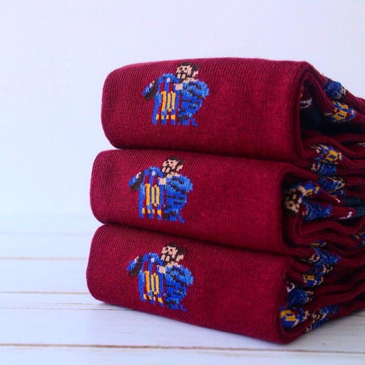 Red Messi Socks