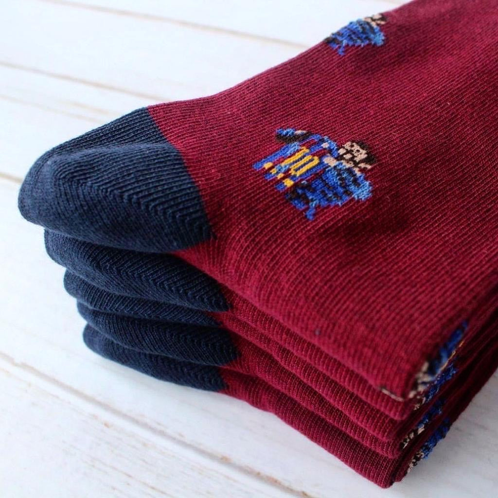 Red Messi Socks