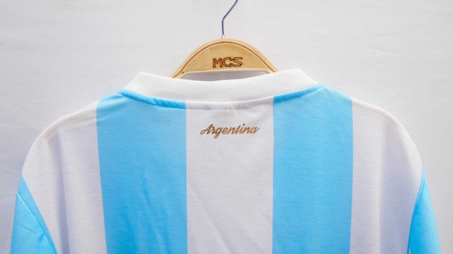 Camiseta Argentina 1986 - Algodón -
