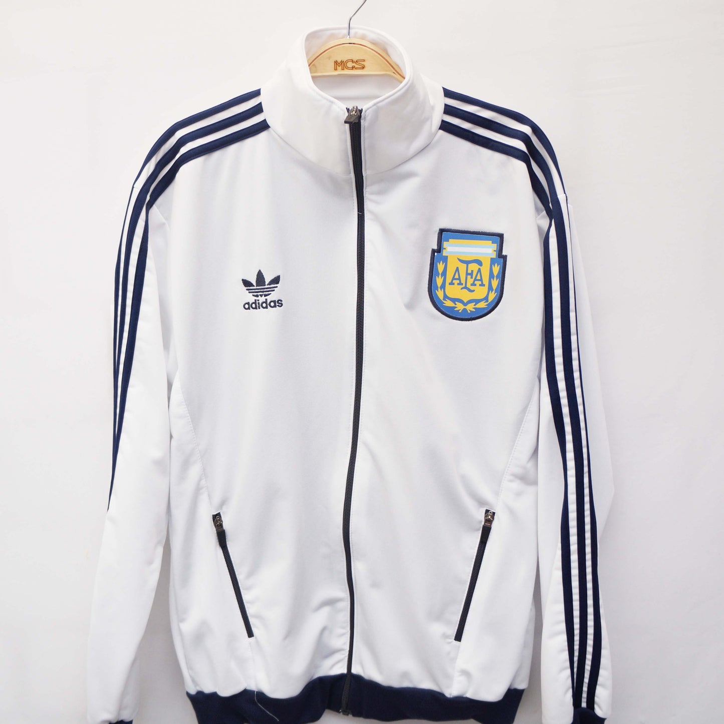 Argentina White Dark Blue Jacket