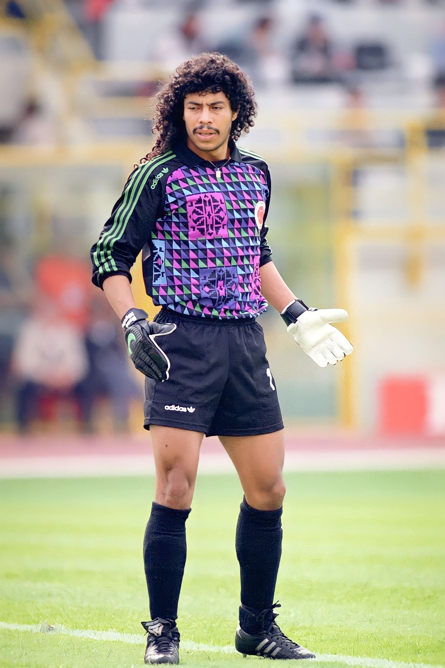 Colombia Goalkeeper Shirt 1990